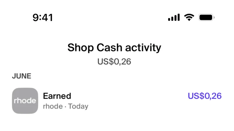 Timeline & History — Shop, E-commerce UI