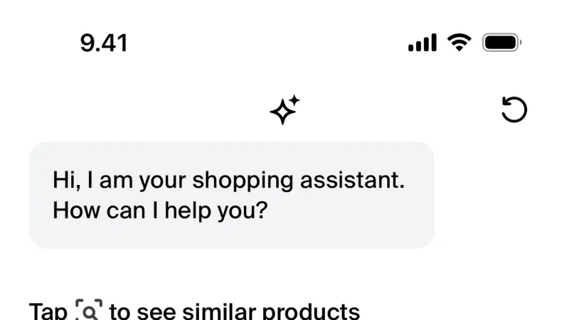 Chat Bot — Shop, E-commerce UI