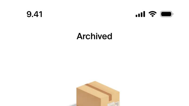 Empty State — Shop, E-commerce UI