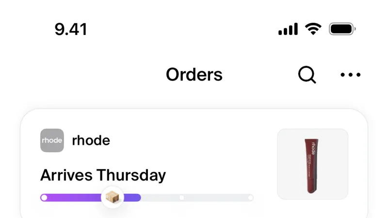 Order History — Shop, E-commerce UI