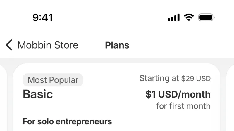 Card — Shopify, E-commerce UI