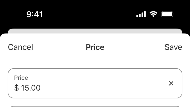 Bottom Sheet — Shopify, E-commerce UI