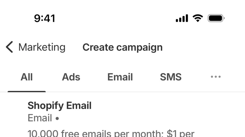 Stacked List — Shopify, E-commerce UI