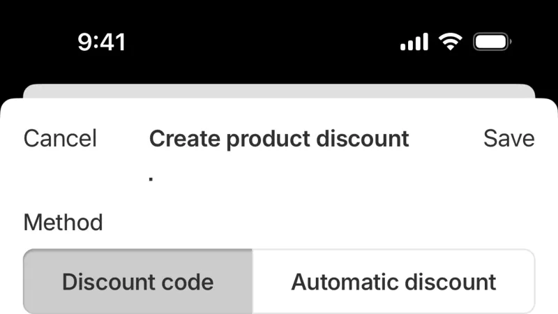 Segmented Control — Shopify, E-commerce UI