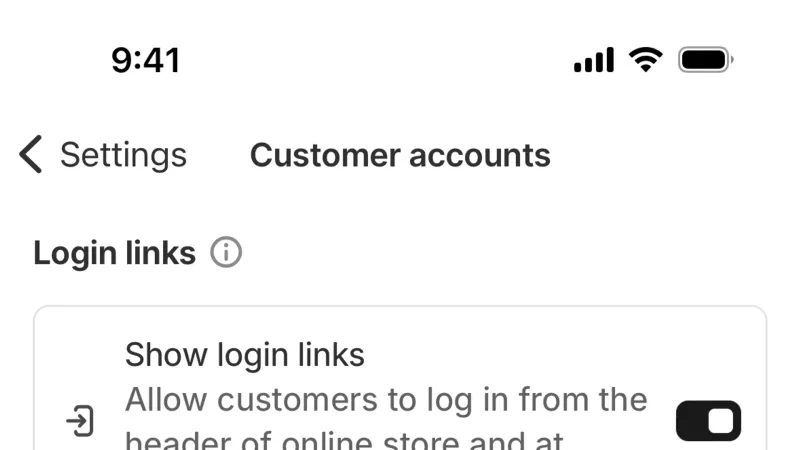 Switch — Shopify, E-commerce UI
