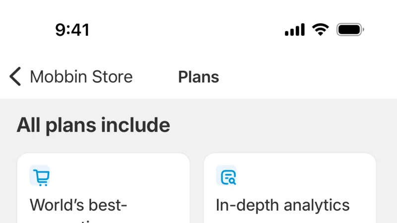 Feature Info — Shopify, E-commerce UI