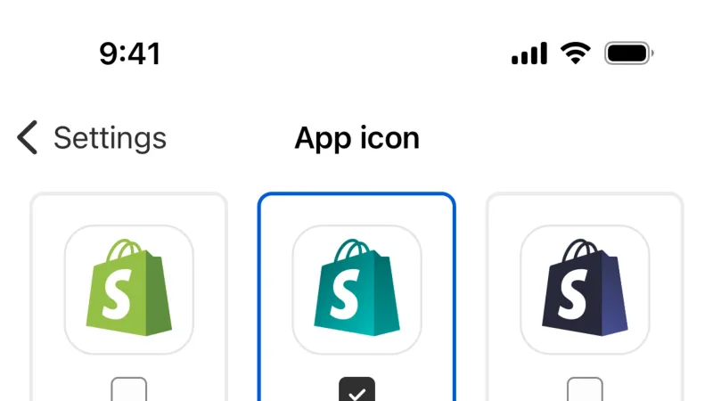 Tile — Shopify, E-commerce UI