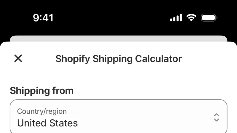 Other Action — Shopify, E-commerce UI