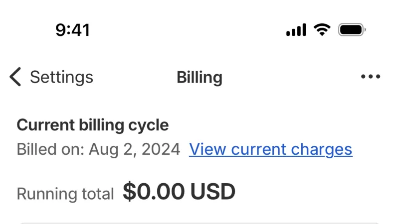 Billing — Shopify, E-commerce UI