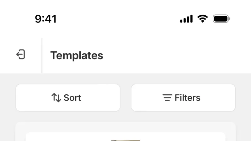 Card — Shopify, E-commerce UI