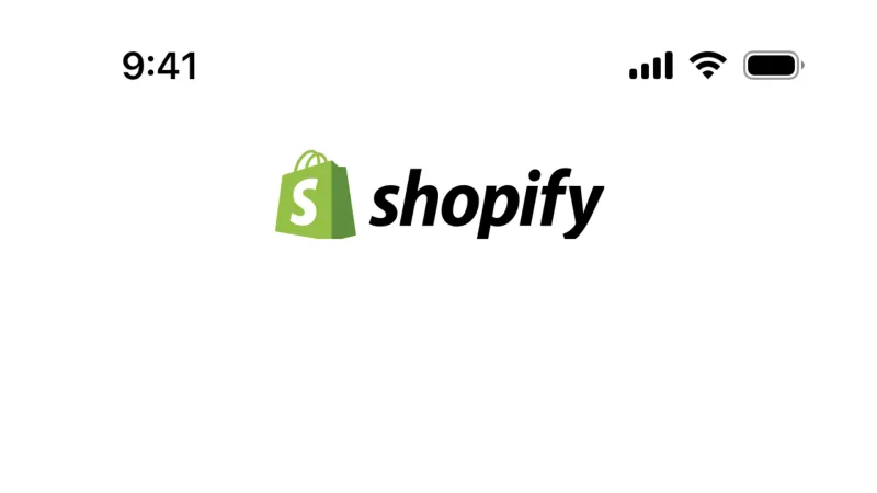 Logo — Shopify, E-commerce UI