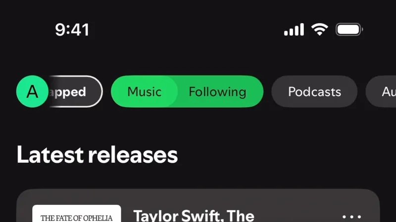 Card — Spotify, Entertainment UI