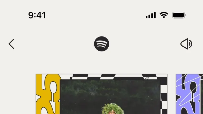 Card — Spotify, Entertainment UI