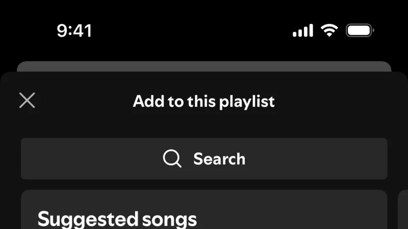 Suggestions & Similar Items — Spotify, Entertainment UI