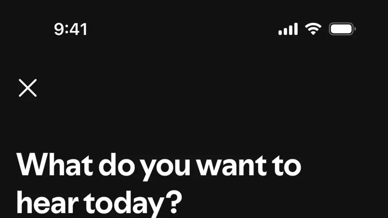 Chat Bot — Spotify, Entertainment UI