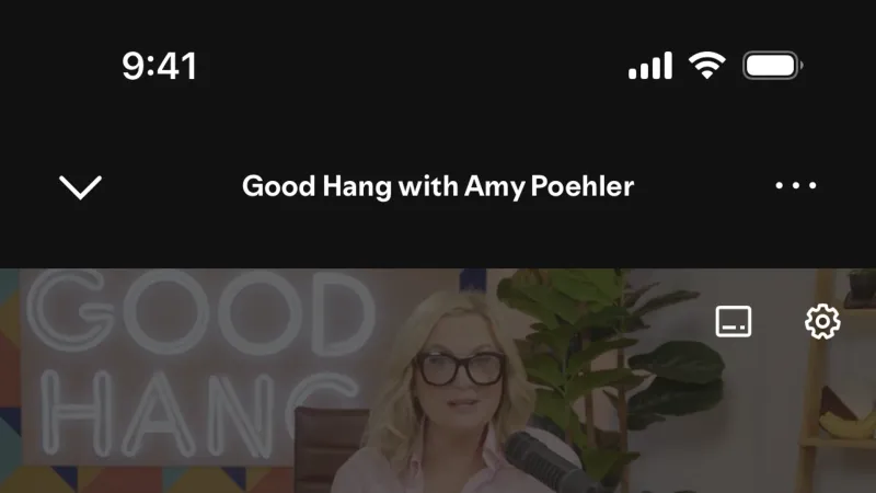 Video Player — Spotify, Entertainment UI