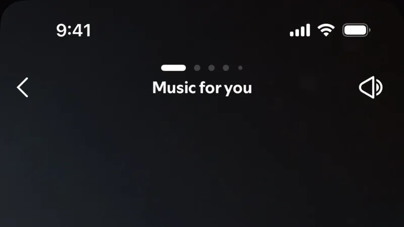 Guided Tour & Tutorial — Spotify, Entertainment UI