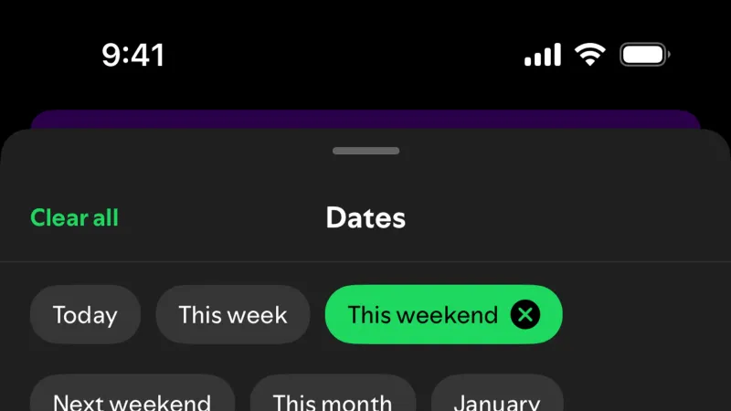 Chip — Spotify, Entertainment UI