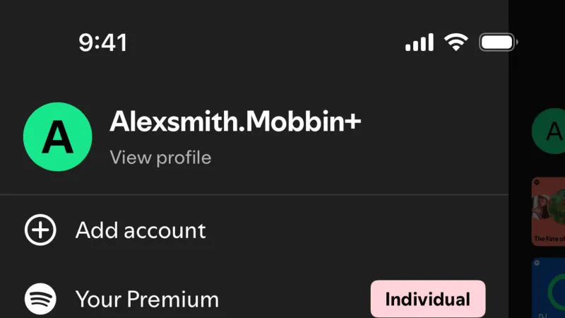 Emails & Messages — Spotify, Entertainment UI