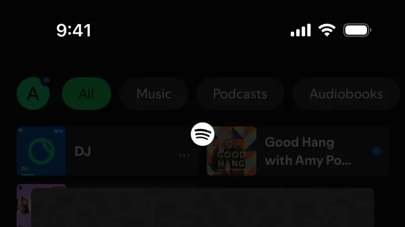 Dialog — Spotify, Entertainment UI
