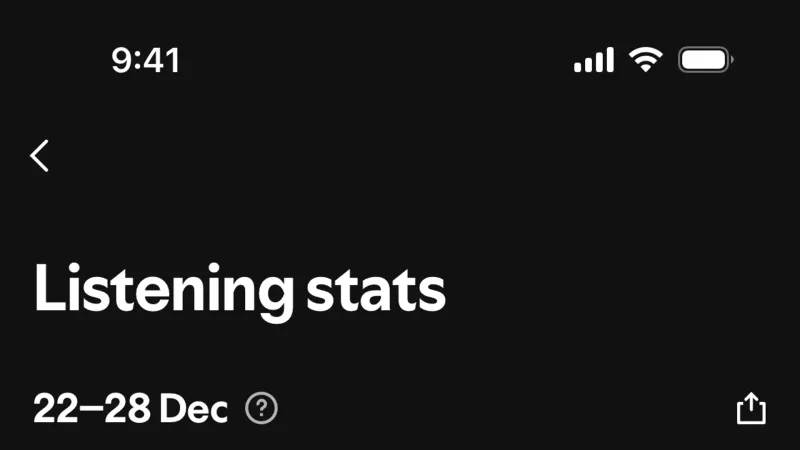 Tooltip — Spotify, Entertainment UI