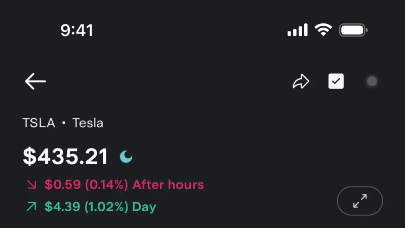 Dark Mode — Stake, Fintech UI