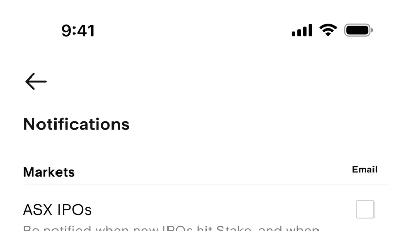 Settings & Preferences — Stake, Fintech UI