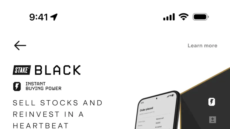 Radio Button — Stake, Fintech UI