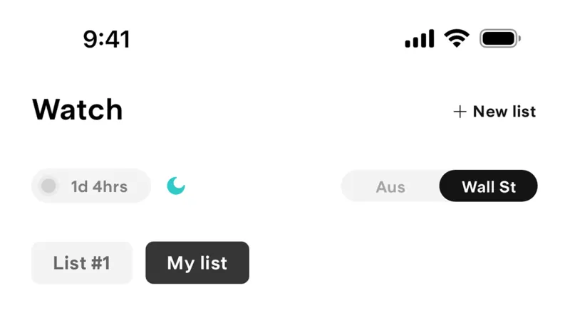 Floating Action Button — Stake, Fintech UI