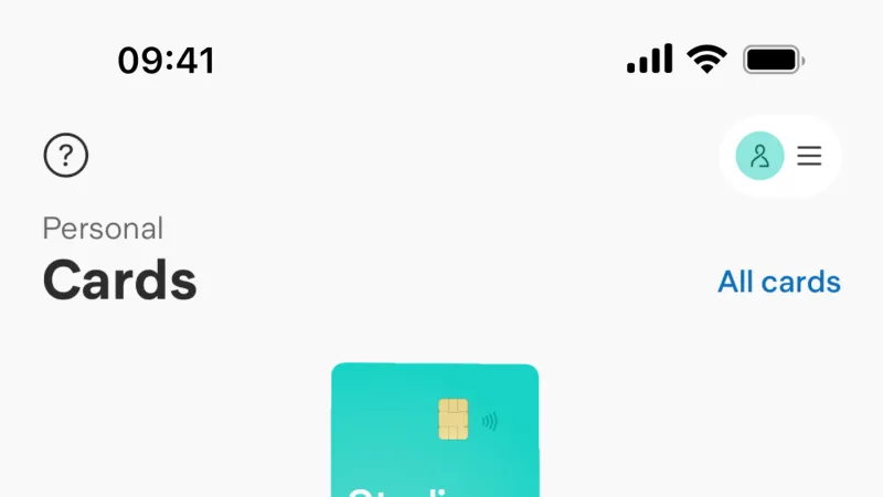 Settings & Preferences — Starling Bank, Fintech UI