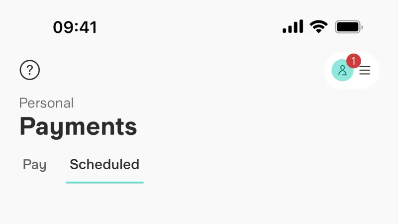 Banner — Starling Bank, Fintech UI
