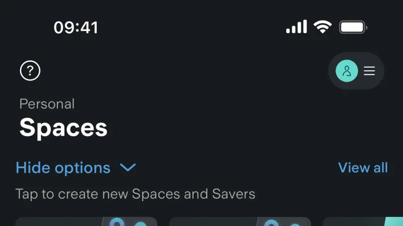 Dark Mode — Starling Bank, Fintech UI