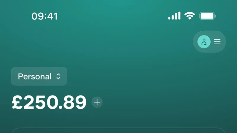 Dark Mode — Starling Bank, Fintech UI