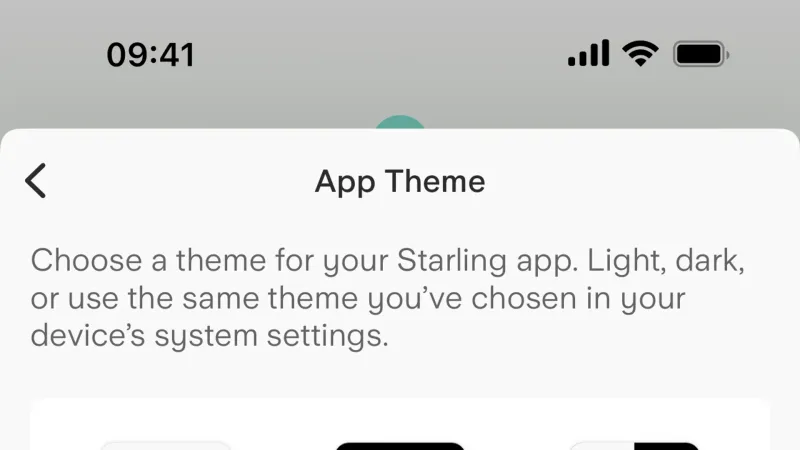 Settings & Preferences — Starling Bank, Fintech UI