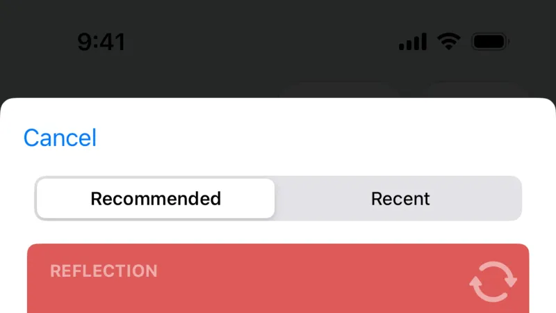 Segmented Control — stoic., Health UI