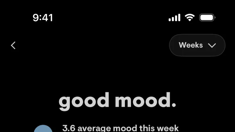 Dark Mode — stoic., Health UI