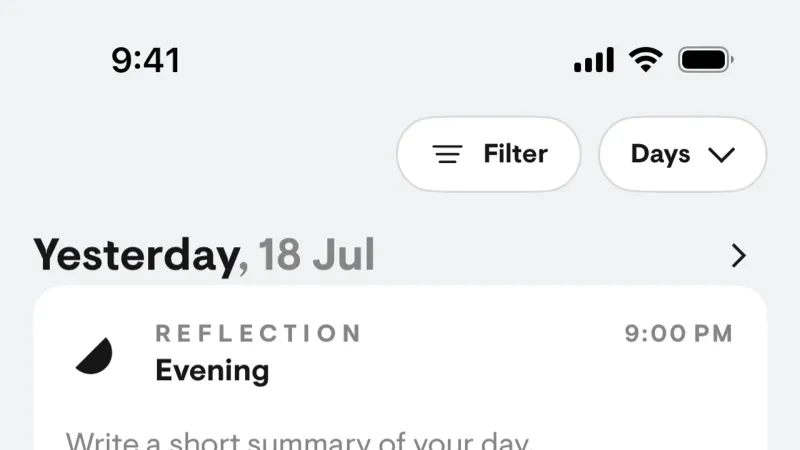 Gallery — stoic., Health UI