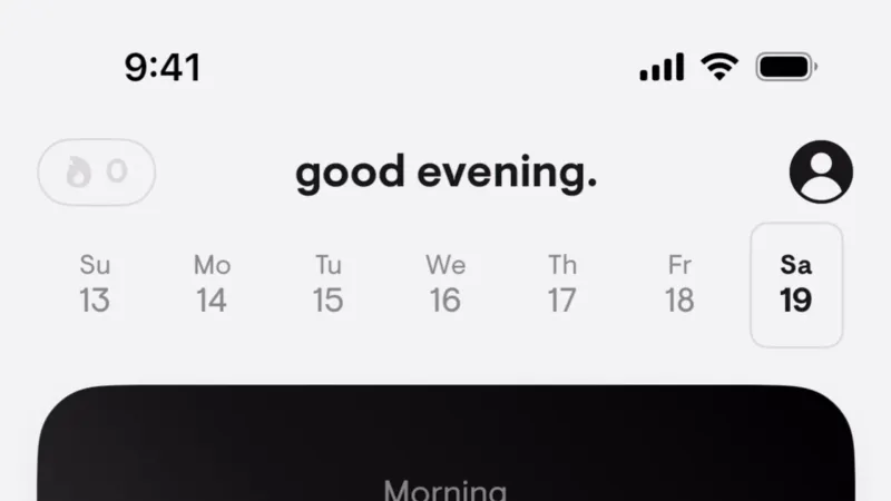 Tab Bar — stoic., Health UI