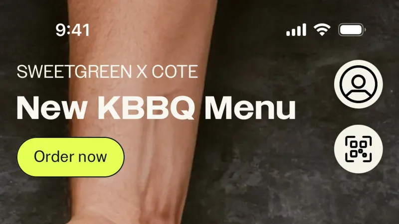 Tab Bar — sweetgreen, Food & Drink UI