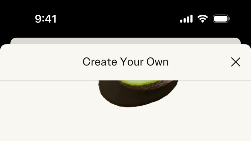 Switch — sweetgreen, Food & Drink UI
