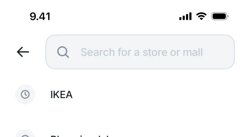 Search Bar — Tabby, Fintech UI
