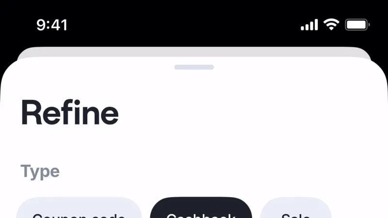 Filter & Sort — Tabby, Fintech UI