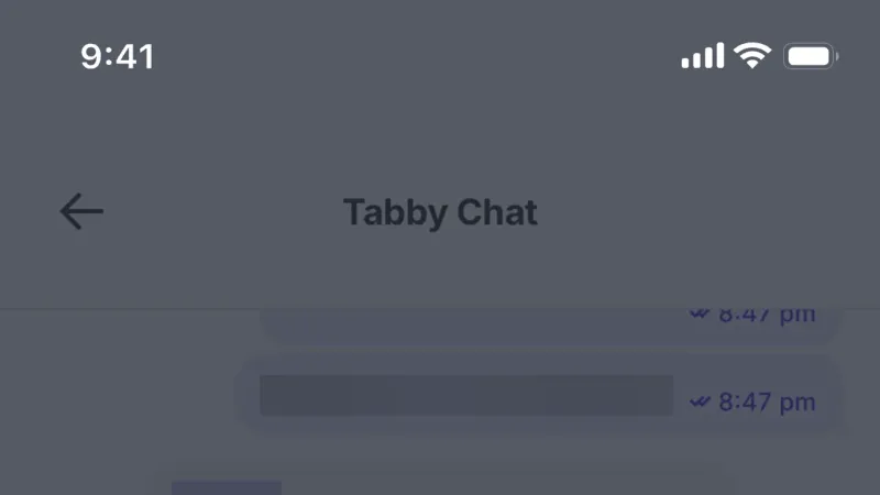 Confetti — Tabby, Fintech UI