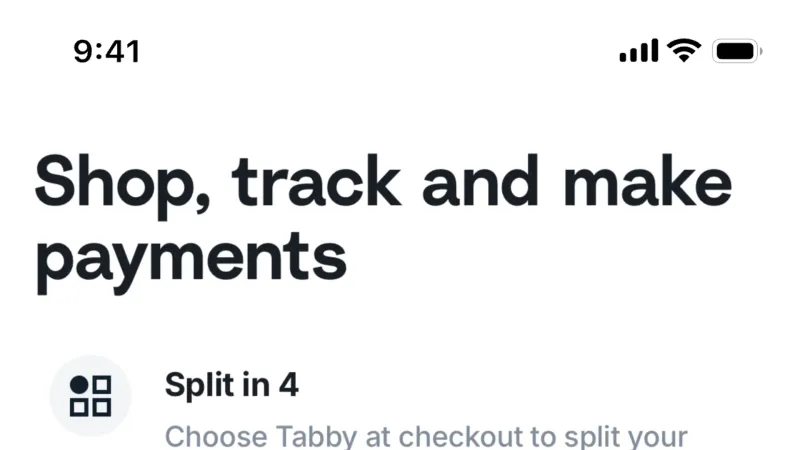 Welcome & Get Started — Tabby, Fintech UI