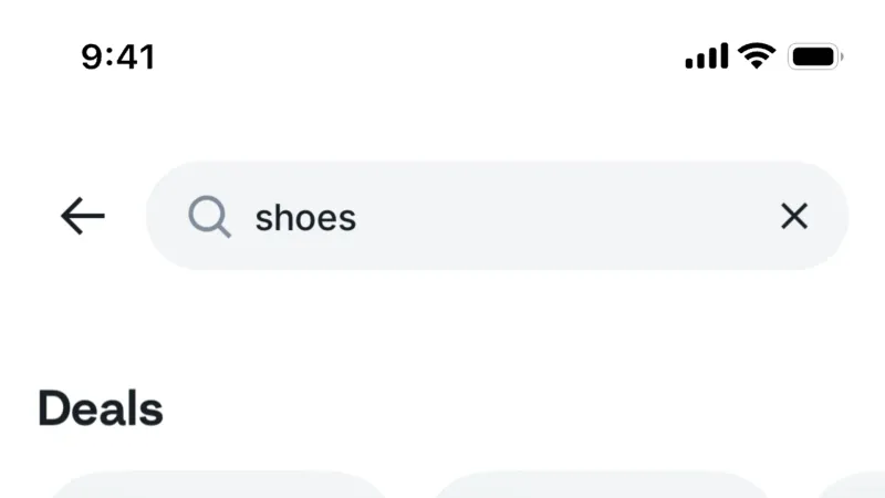 Search Bar — Tabby, Fintech UI