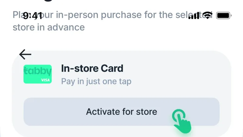 Guided Tour & Tutorial — Tabby, Fintech UI