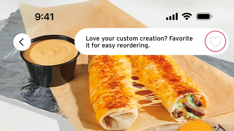 Guided Tour & Tutorial — Taco Bell, Food & Drink UI