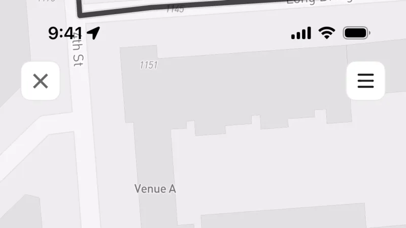 Map Pin — Tesla Robotaxi, Travel UI
