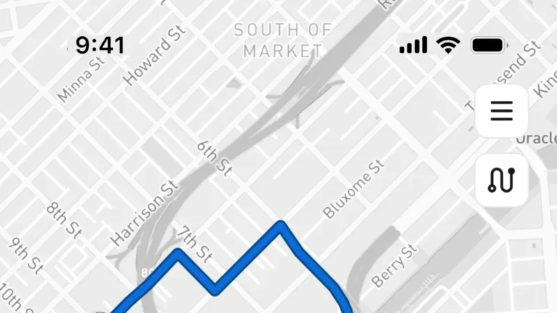 Map Pin — Tesla Robotaxi, Travel UI