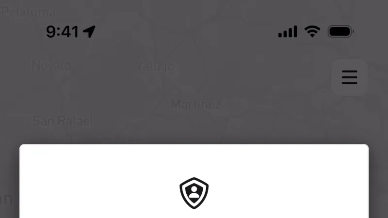 Dialog — Tesla Robotaxi, Travel UI